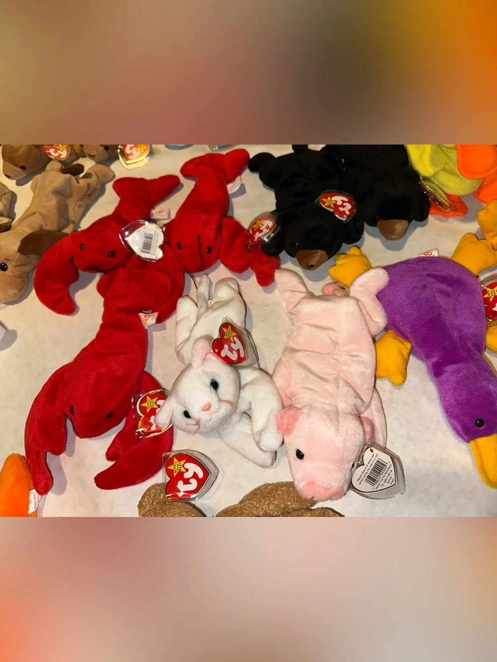 Rare TY Beanie Baby 1993 Bundle of 38
